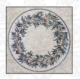 Olive Branches Mosaic Medallion