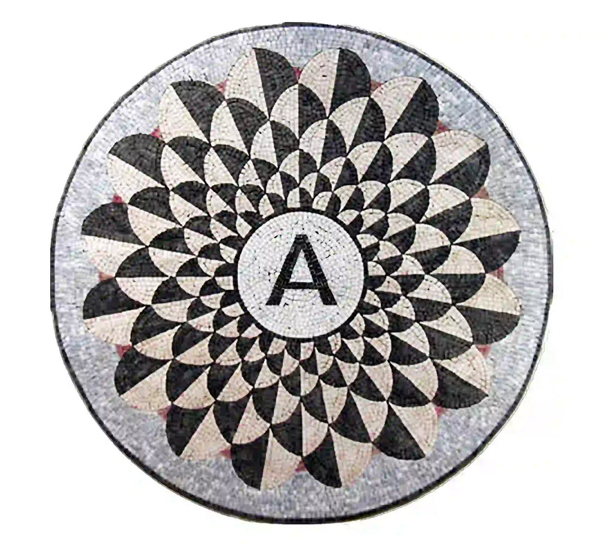 Customizable Marble Mosaic Medallion Tiles, Thousands Of Designs Available, Shipping Worldwide